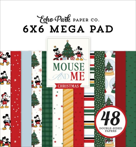 Echo Park - Designpapier "Mouse And Me Christmas" Paper Pack 6x6 Inch - 48 Bogen
