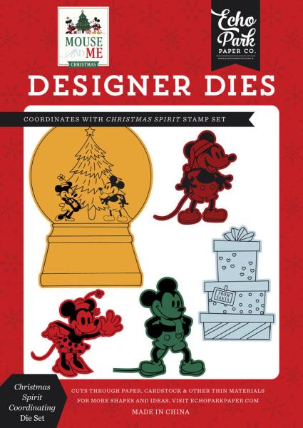 Echo Park - Stanzschablone "Mouse And Me Christmas Christmas Spirit " Dies