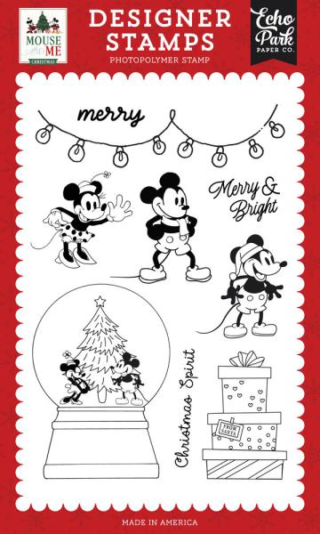 Echo Park - Stempelset "Christmas Spirit" Clear Stamps