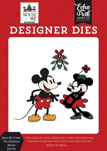 Echo Park - Stanzschablone "Mouse And Me Christmas Under The Mistletoe Mouse" Dies