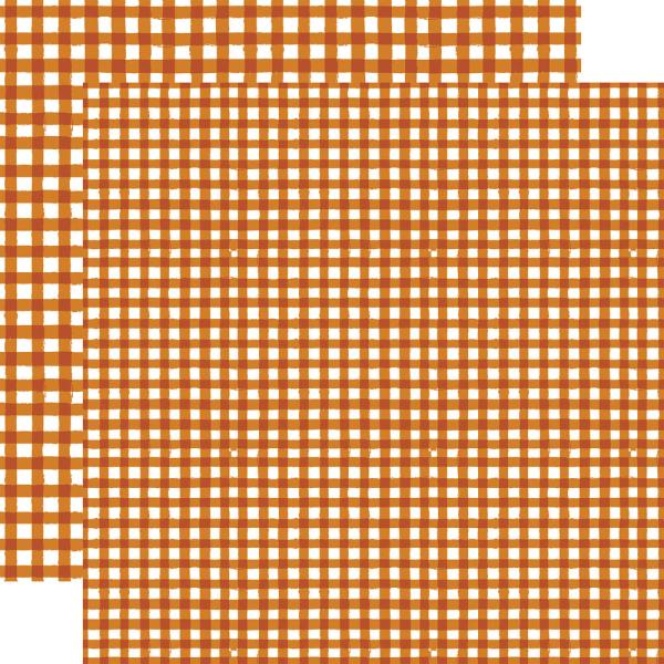 Echo Park - Designpapier "Watercolor Gingham Autumn" Collection Kit 12x12 Inch - 12 Bogen