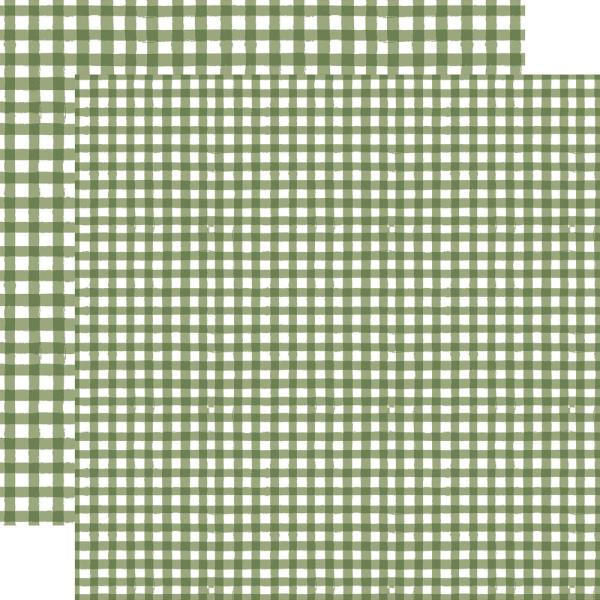 Echo Park - Designpapier "Watercolor Gingham Christmas" Collection Kit 12x12 Inch - 12 Bogen