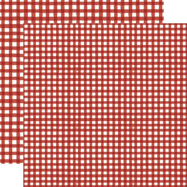 Echo Park - Designpapier "Watercolor Gingham Christmas" Collection Kit 12x12 Inch - 12 Bogen