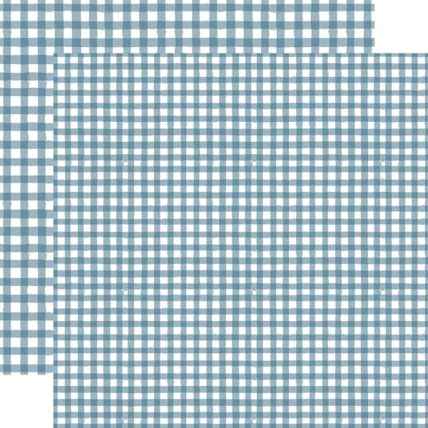 Echo Park - Designpapier "Watercolor Gingham Winter" Collection Kit 12x12 Inch - 12 Bogen