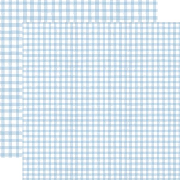Echo Park - Designpapier "Watercolor Gingham Winter" Collection Kit 12x12 Inch - 12 Bogen