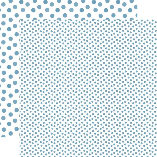 Echo Park - Designpapier "Watercolor Polka Dots Winter" Collection Kit 12x12 Inch - 12 Bogen