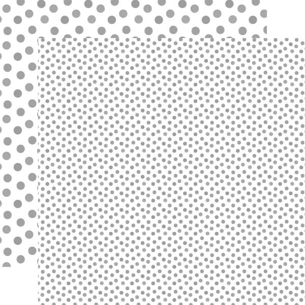 Echo Park - Designpapier "Watercolor Polka Dots Winter" Collection Kit 12x12 Inch - 12 Bogen