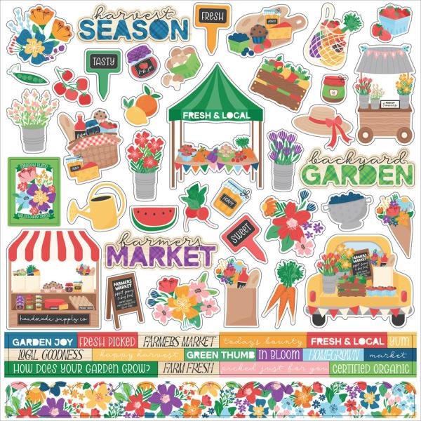 Echo Park - Designpapier "Freshly Picked" Collection Kit 12x12 Inch - 12 Bogen