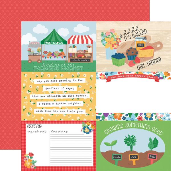Echo Park - Designpapier "Freshly Picked" Collection Kit 12x12 Inch - 12 Bogen