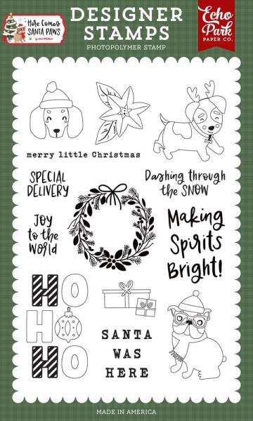 Echo Park - Stempelset "Merry Little Christmas" Clear Stamps