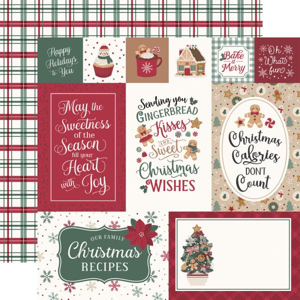 Echo Park - Designpapier "Baking Christmas Cheer" Collection Kit 12x12 Inch - 12 Bogen