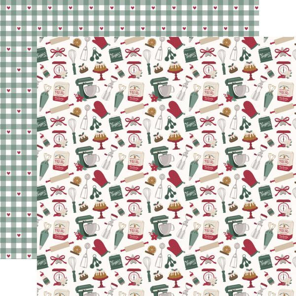 Echo Park - Designpapier "Baking Christmas Cheer" Collection Kit 12x12 Inch - 12 Bogen