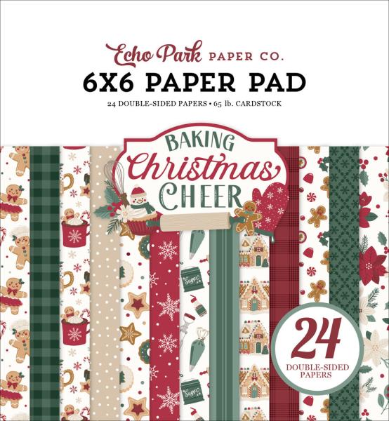 Echo Park - Designpapier "Baking Christmas Cheer" Paper Pack 6x6 Inch - 24 Bogen