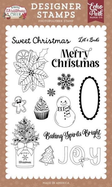 Echo Park - Stempelset "Sweet Christmas" Clear Stamps