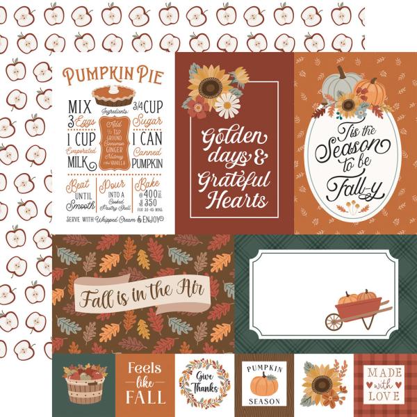 Echo Park - Designpapier "Feels Like Fall" Collection Kit 12x12 Inch - 12 Bogen