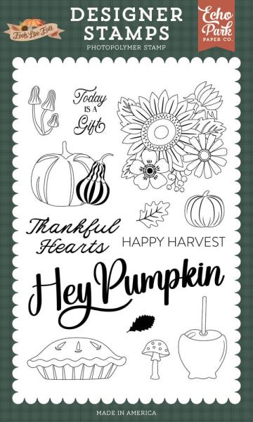 Echo Park - Stempelset "Hey Pumpkin" Clear Stamps