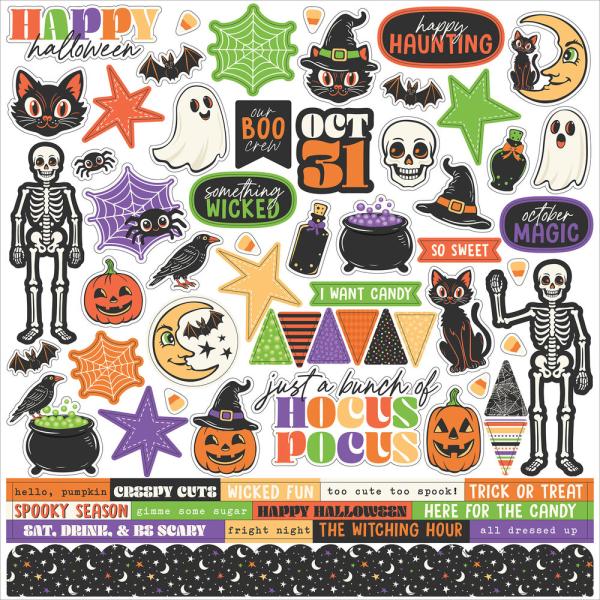 Echo Park - Aufkleber "Halloween Parade" Element Sticker 12"