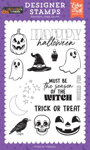 Echo Park - Stempelset "Season Of The Witch" Clear Stamps