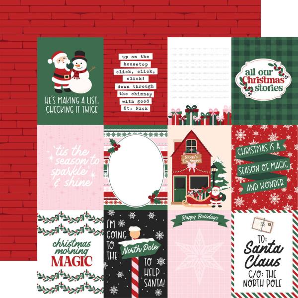 Echo Park - Designpapier "North Pole Christmas" Collection Kit 12x12 Inch - 12 Bogen