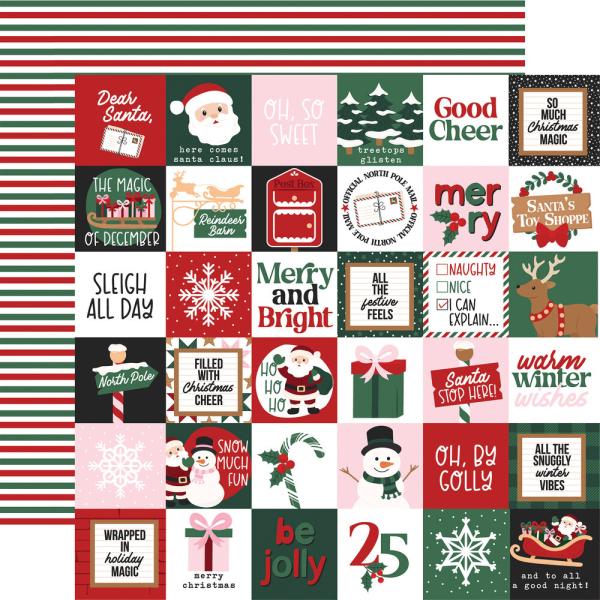 Echo Park - Designpapier "North Pole Christmas" Collection Kit 12x12 Inch - 12 Bogen
