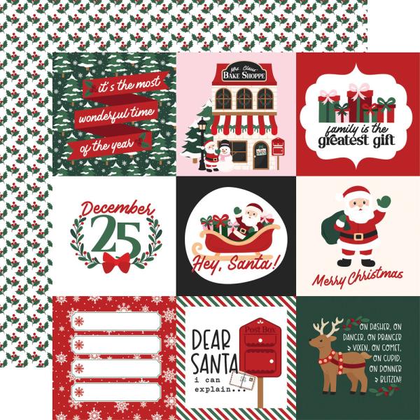 Echo Park - Designpapier "North Pole Christmas" Collection Kit 12x12 Inch - 12 Bogen