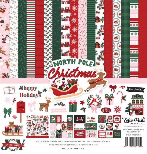 Echo Park - Komplettpaket "North Pole Christmas" Mega Bundle