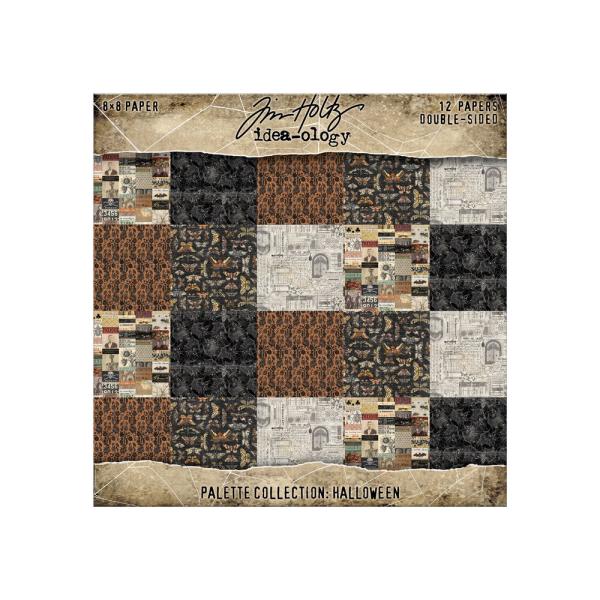Idea-ology Palette Collection "Halloween" Paper Pack 8x8 Inch - 12 Bogen 