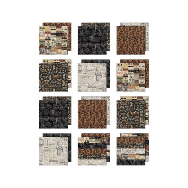 Idea-ology Palette Collection "Halloween" Paper Pack 8x8 Inch - 12 Bogen 