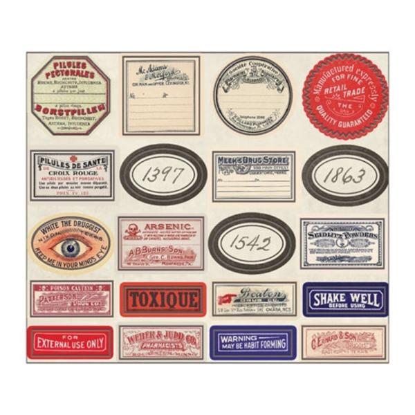 Tim Holtz - Idea-Ology - Apothecary Vials (7pcs)  "Halloween"