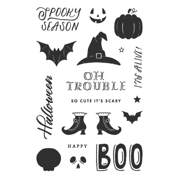 Simple Stories - Stempelset "Frightful Fun" Clear Stamps 