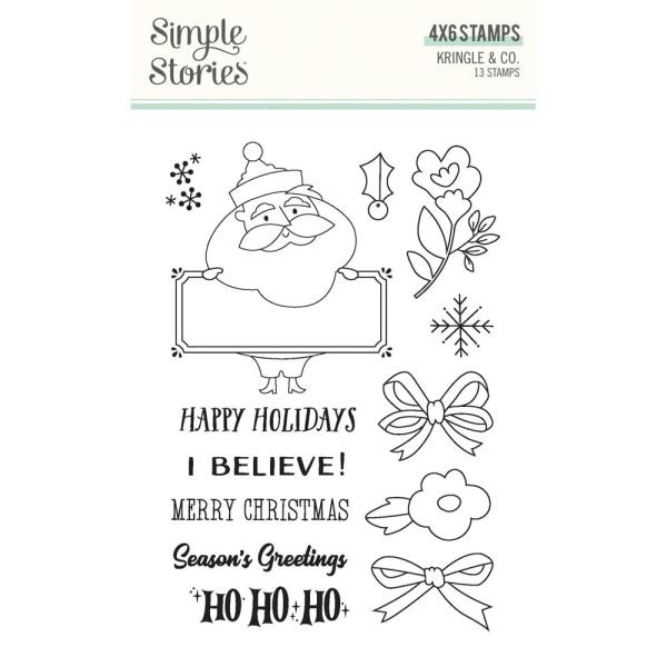 Simple Stories - Stempelset "Kringle & Co." Clear Stamps 