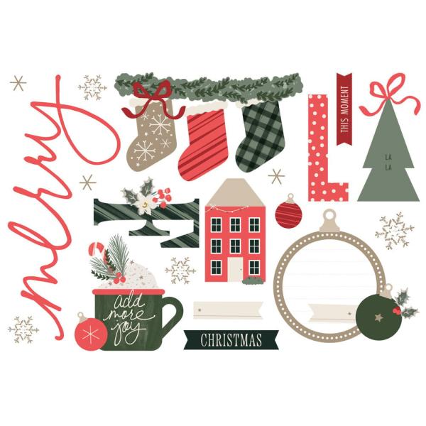Simple Stories - Stanzteile "Mistletoe & Holly" Die Cuts