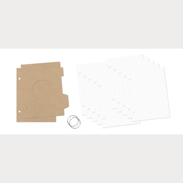 Simple Stories SN@P! Binder - Album 6x7 Inch - Mini Chipboard Album Camera 