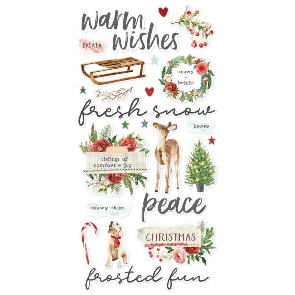 Simple Stories - Aufkleber "Simple Vintage Evergreen Memories" Foam Sticker