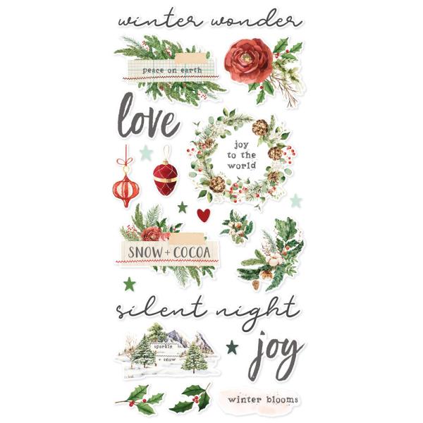 Simple Stories - Aufkleber "Simple Vintage Evergreen Memories" Foam Sticker