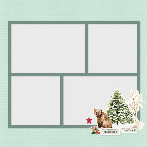 Simple Stories - Stanzteile "Simple Vintage Evergreen Memories" Die Cuts