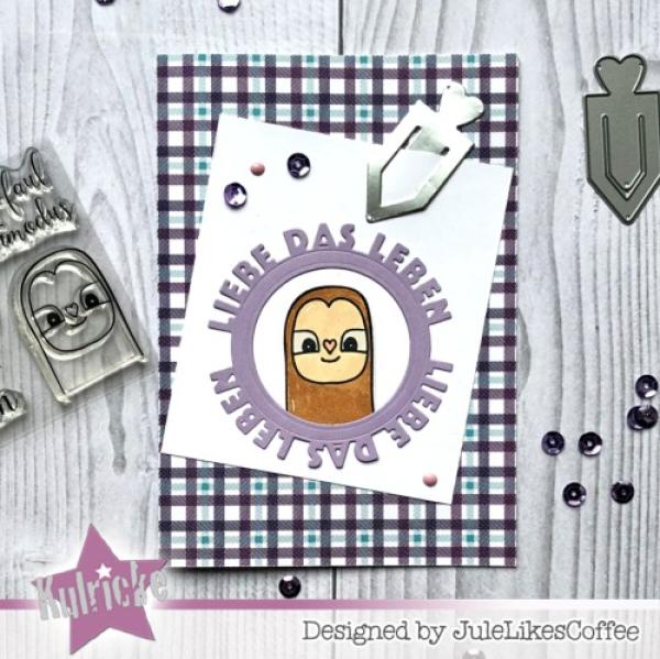 Kulricke Stempelset "Energiesparmodus" Clear Stamp Motiv-Stempel