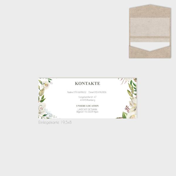 Einlegekarten-Bundle "Antique White" DIN Lang | 2