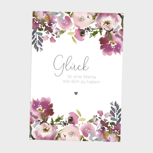 Spruchposter "Pink Bunch" | Geschenkidee | Personalisiert  | Muttertag | Wanddeko
