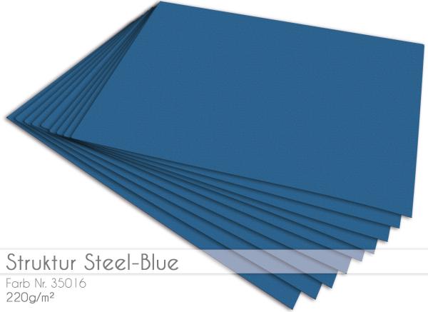 Cardstock Struktur Steel Blue