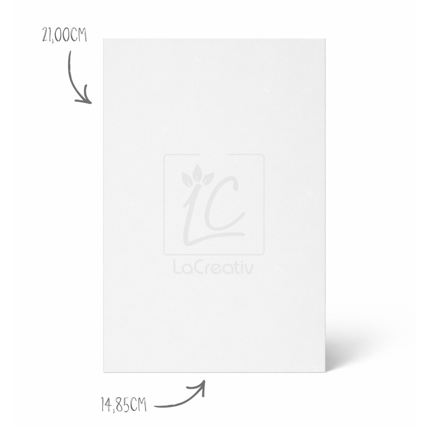 Karte - Einlegekarte DIN A5 250g/m² in metallic grün