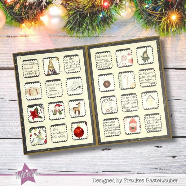 Kulricke Stanzschablone "Adventskalender Aufleger" Craft Die 