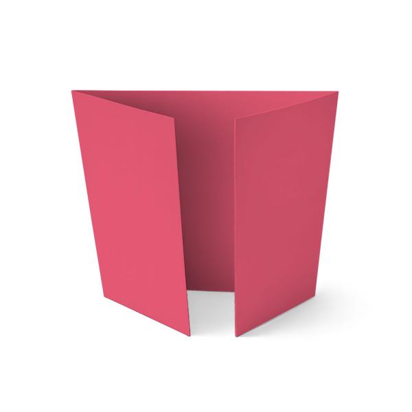Altarfalz-Karte quadratisch (14,8x14,8cm) 240g/m² in fuchsia