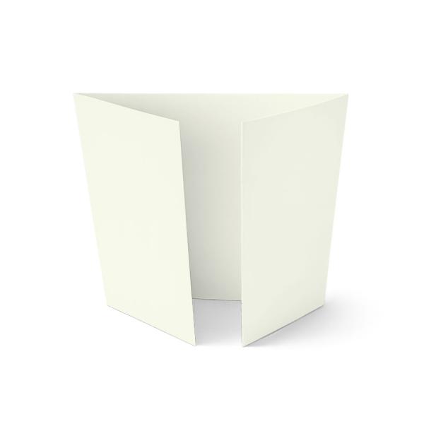 Altarfalz-Karte quadratisch (14,8x14,8cm) 240g/m² in elfenbein