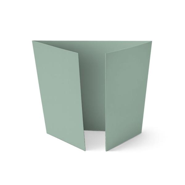 Altarfalz-Karte quadratisch (14,8x14,8cm) 220g/m² in eukalyptus