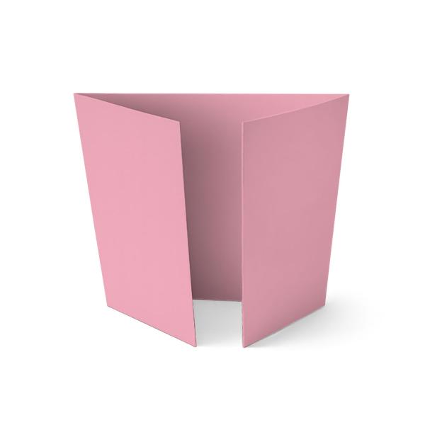 Altarfalz-Karte quadratisch (14,8x14,8cm) 240g/m² in flamingo