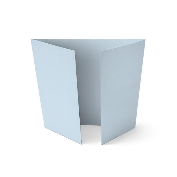 Altarfalz-Karte quadratisch (14,8x14,8cm) 240g/m² in hellblau