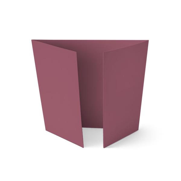Altarfalz-Karte quadratisch (14,8x14,8cm) 250g/m² in himbeere