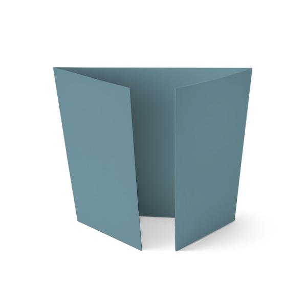 Altarfalz-Karte quadratisch (14,8x14,8cm) 240g/m² in petrol