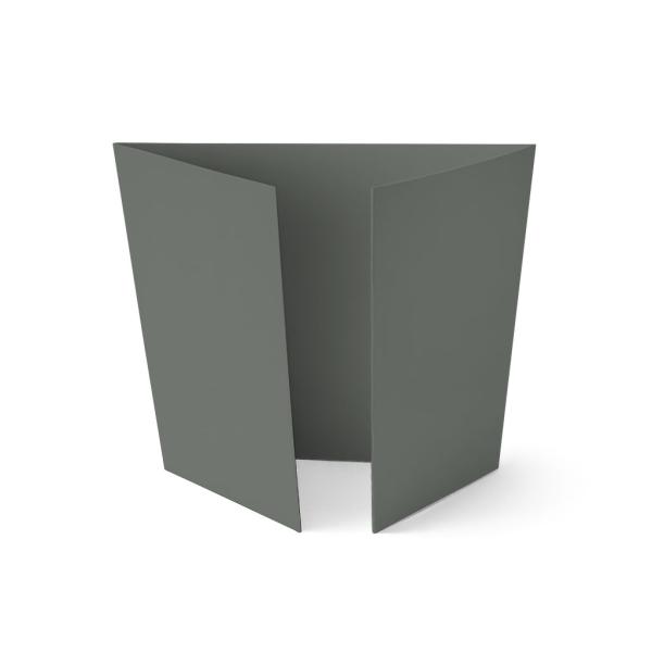 Altarfalz-Karte quadratisch (14,8x14,8cm) 220g/m² in schiefergrau